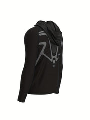 Solid Hoodie Sweatshirt for Men Outdoor Activities
