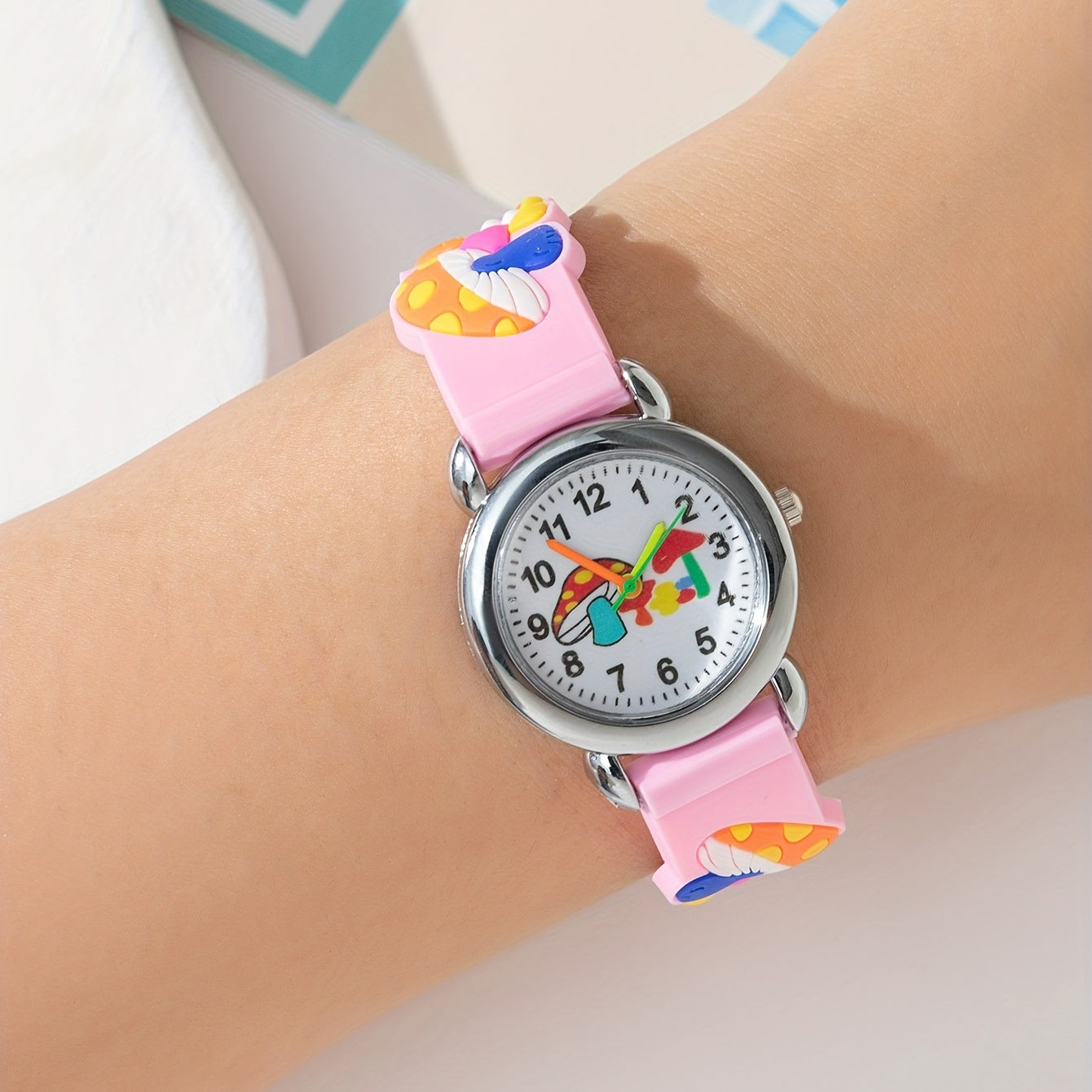 Pink Mushroom Personality Watch