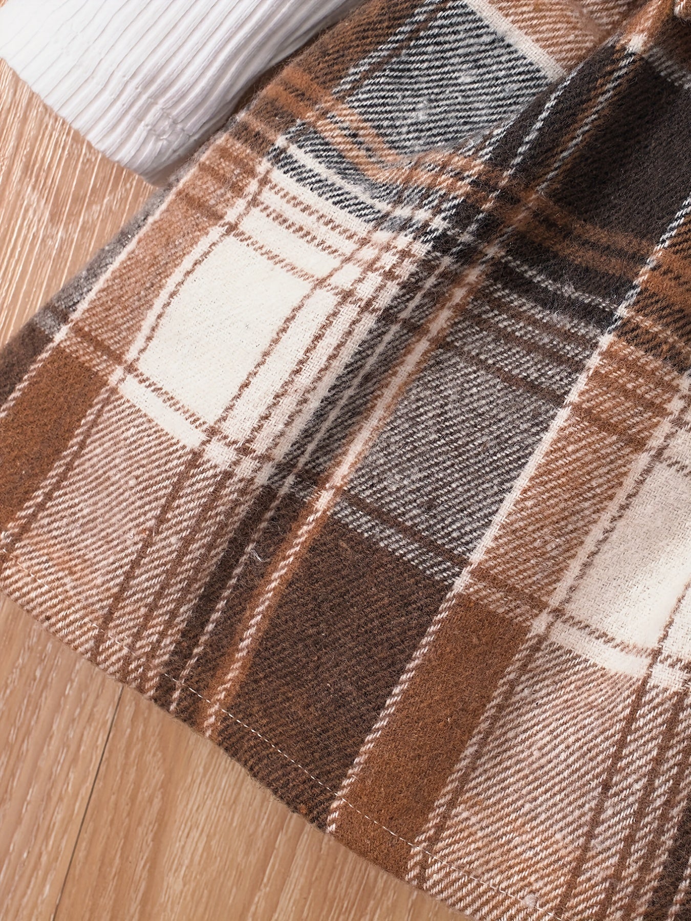 Baby Girl's Casual Plaid Dress Long Sleeve