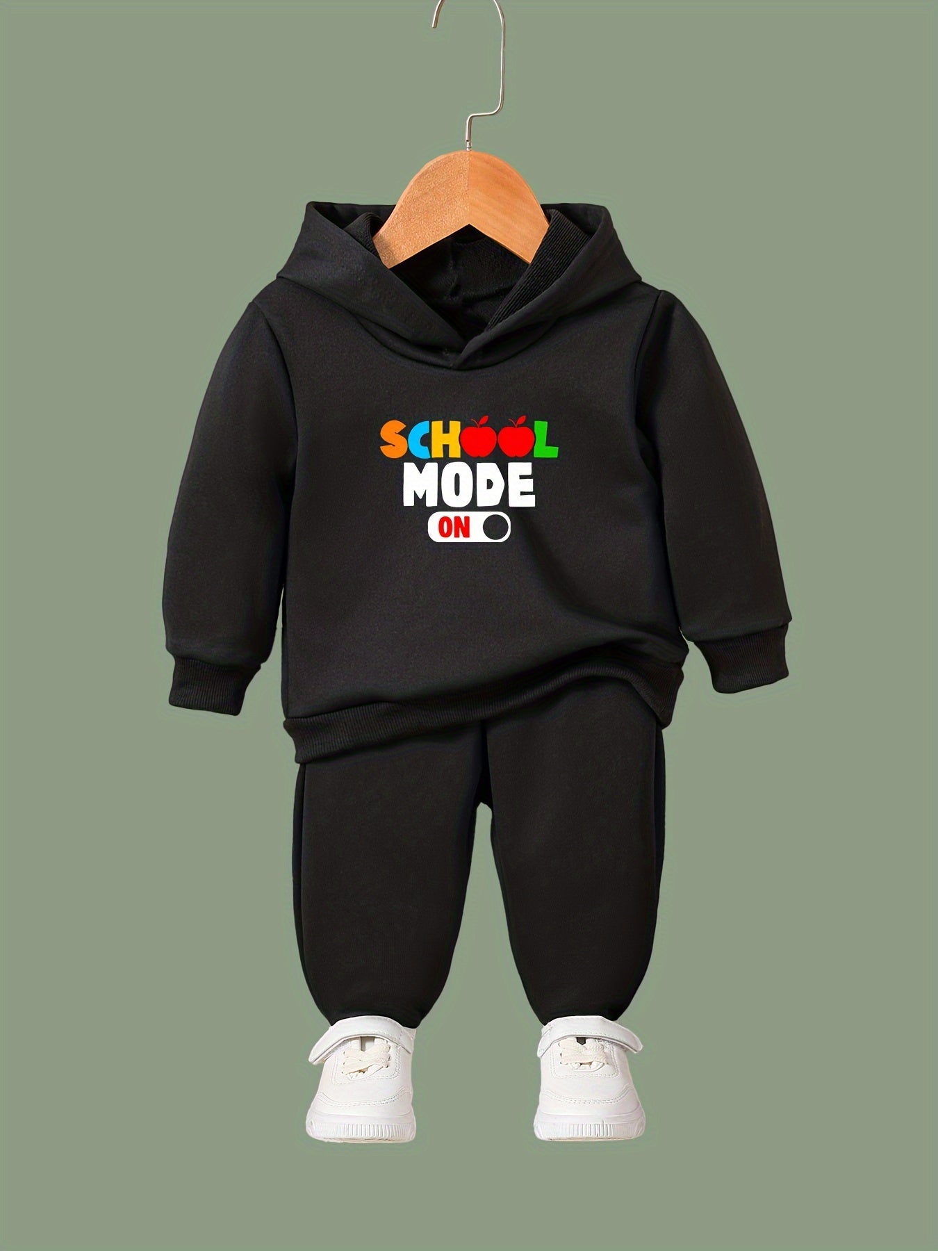 Girls School Mode Hooded Sweatshirt & Sweatpants Set