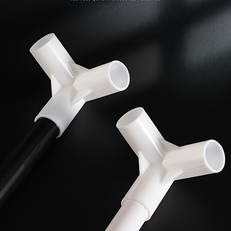 2pcs Plastic Right Angle Tee Joint 16MM - 90 Degree Plastic Tent Accessory