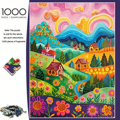 1000pcs Landscape Art Jigsaw Puzzle 70x50cm - Intermediate Challenge