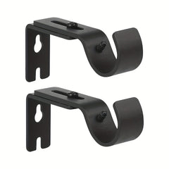 Adjustable Curtain Rod Brackets for Home Decor