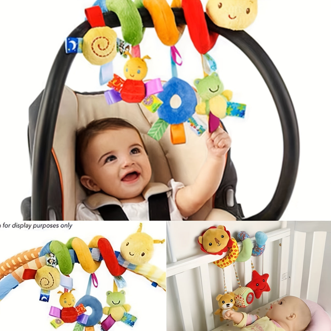 Baby Animal Bed Wrap Car Hanging Plush Comfort Bed Wrap