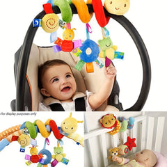 Baby Animal Bed Wrap Car Hanging Plush Comfort Bed Wrap