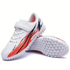 Unisex Turf Football Boots Flame Pattern Anti Skid TF