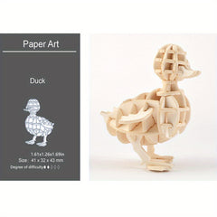 3D Animal Puzzle DIY Kit for Children - Animal Assembly Decoration
