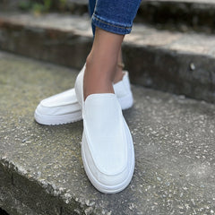 Women's Solid Flat Shoes Slip On Low Round Toe Non slip Lightweight Soft Shoes