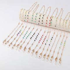 Beaded Glasses Anti Slip Mask Chain Strap Lanyard