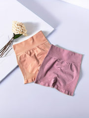 2pcs Seamless Leggings Yoga Running Shorts Women's Clothing