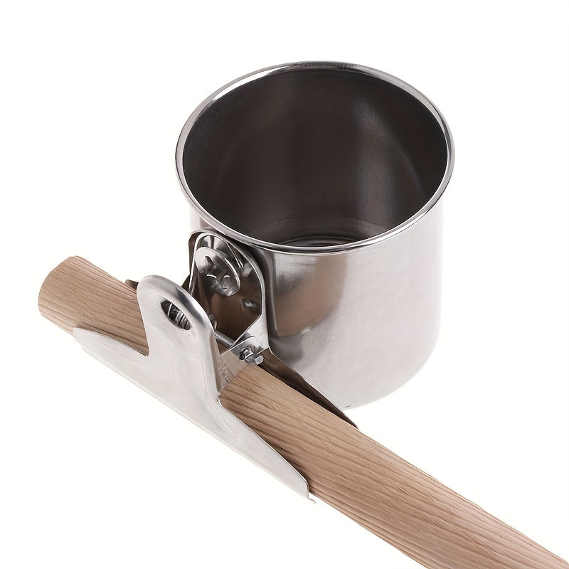 Metal Bird Feeder with Cage Clip and Dispenser