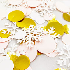 100pcs Christmas Snowflake Disc Party Decoration Confetti