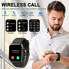 T50 Smartwatch 1.85 inch Fitness Tracker Calls Sleep Monitor Sports Edition