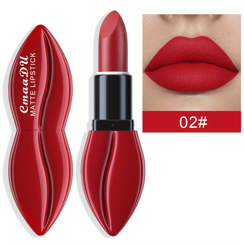 CmaaDu 10 Matte Lipstick Waterproof Lip Gloss for Colored Lip Makeup