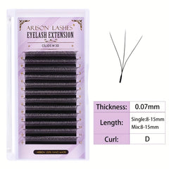 3D W Shape Lashes Premade Fans Volume Eyelashes Extension