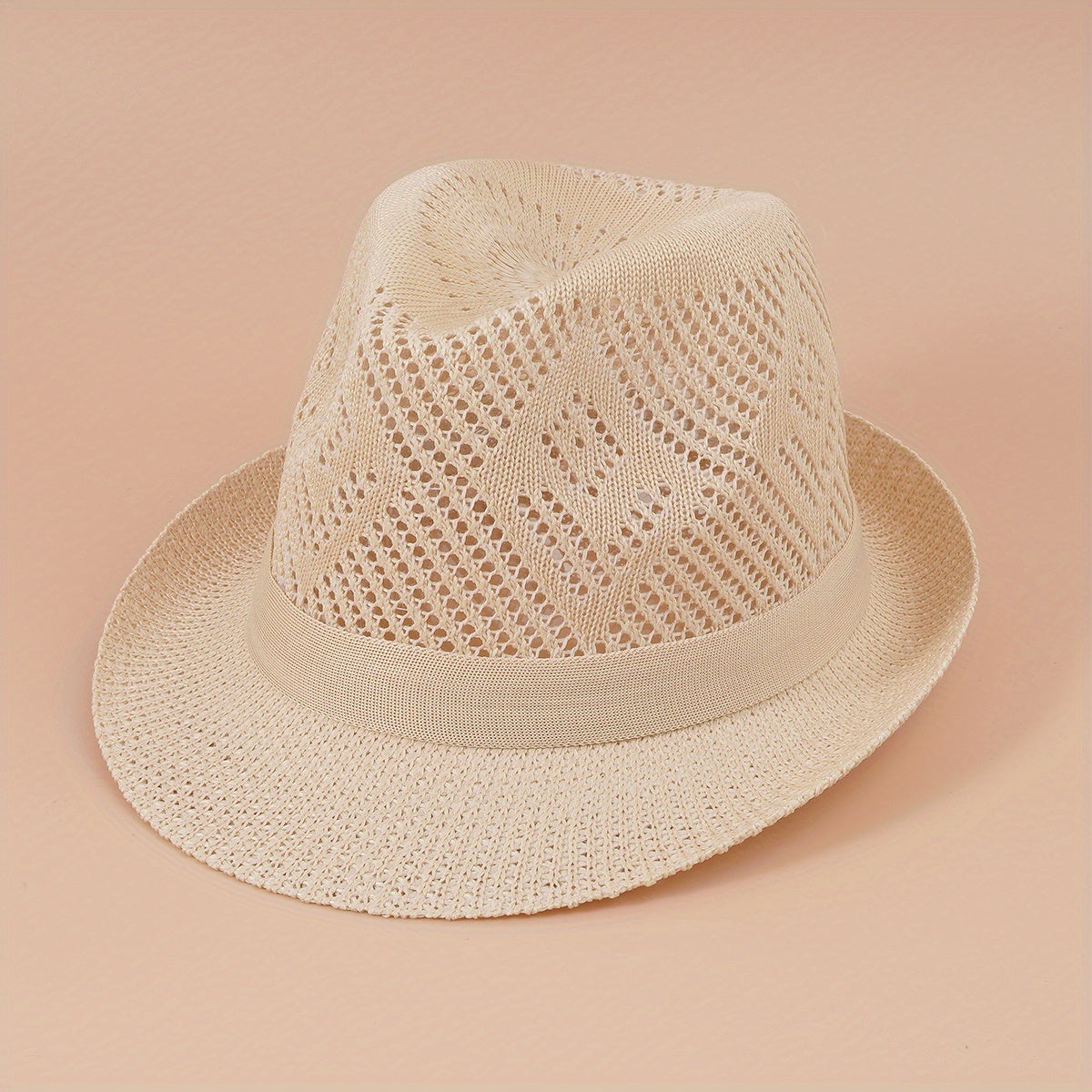 Men's Large Brim Straw Sun Hat Middle Aged Elderly