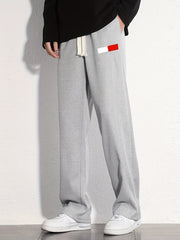 Graphic Print Men's Loose Sweatpants Casual Drawstring Jogger Pants