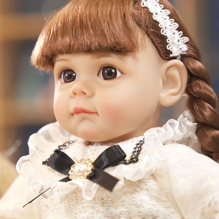 35cm Baby Doll Reborn Girl Doll With Clothes Soft Skin DIY Toys For Children