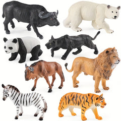Realistic Wild Animal PVC Models Educational Jungle Safari Toys for Kids