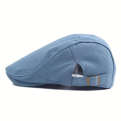 Vintage Duckbill Denim Beret Newsboy Jeans Cap Unisex Outdoor Hats Flat Brim Cap