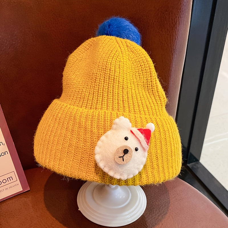 Baby Cartoon Pattern Beanie Winter Christmas