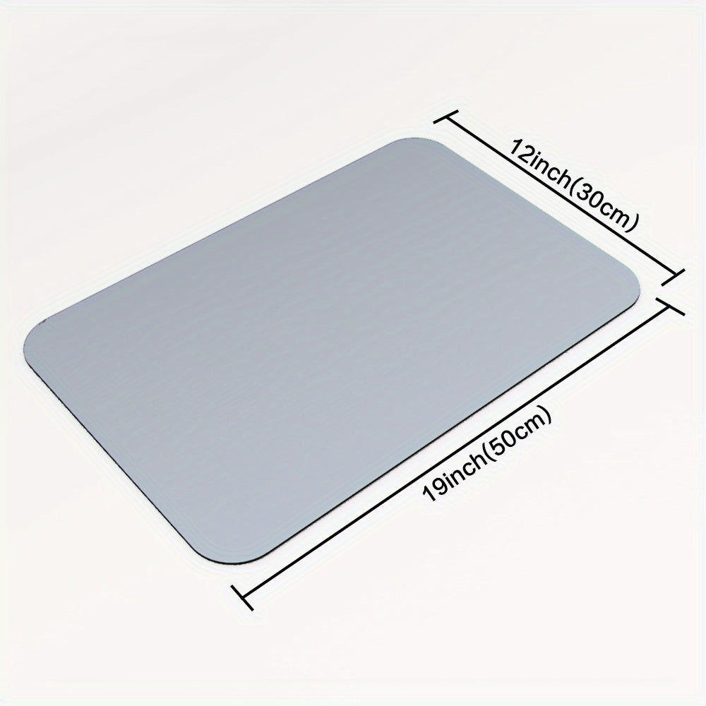 Rubber Dish Drying Pad Kitchen Countertop Absorbent Mat