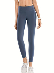 High Waisted Yoga Leggings with Pockets & Tummy Control