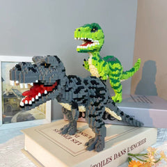 1599pcs Dinosaur Building Blocks 3D Puzzle for Relaxation and Development