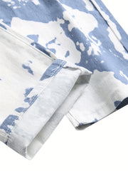 Men's Slim Fit Print Jeans Street Style Denim