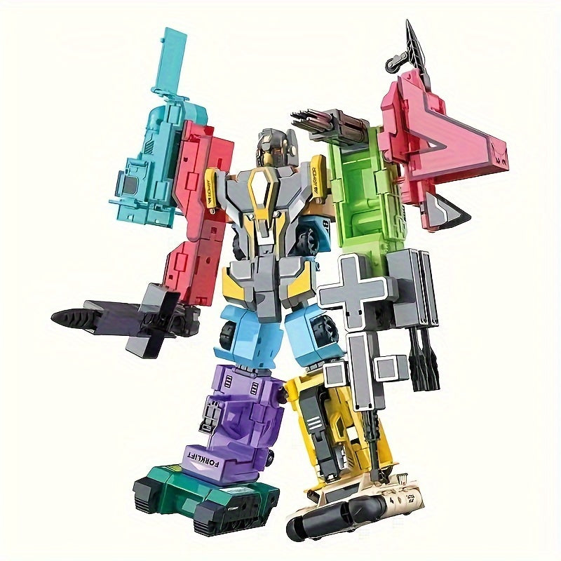 Robot Model Kit for Kids, Vehicle Shape DIY Building Set