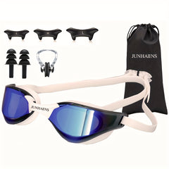 Waterproof Swimming Goggles Plating Silicone Swim Glasses