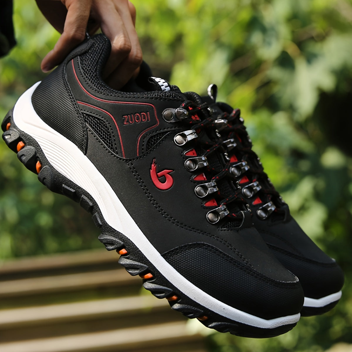 Men's Breathable Hiking Shoes Arch Support Non Slip Sneakers