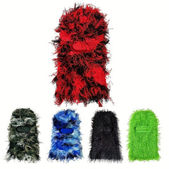 Camouflage Beanie Hat Hip Hop Knitted Headgear