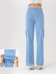 Cargo Pants Loose Fit Wide Legs Casual Jeans