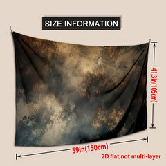 Brown Muslin Abstract Photo Backdrop for Headshots & Parties