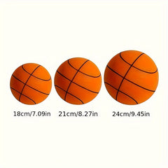 Silent Basketball PU Material Elastic Basketball For Home Indoor