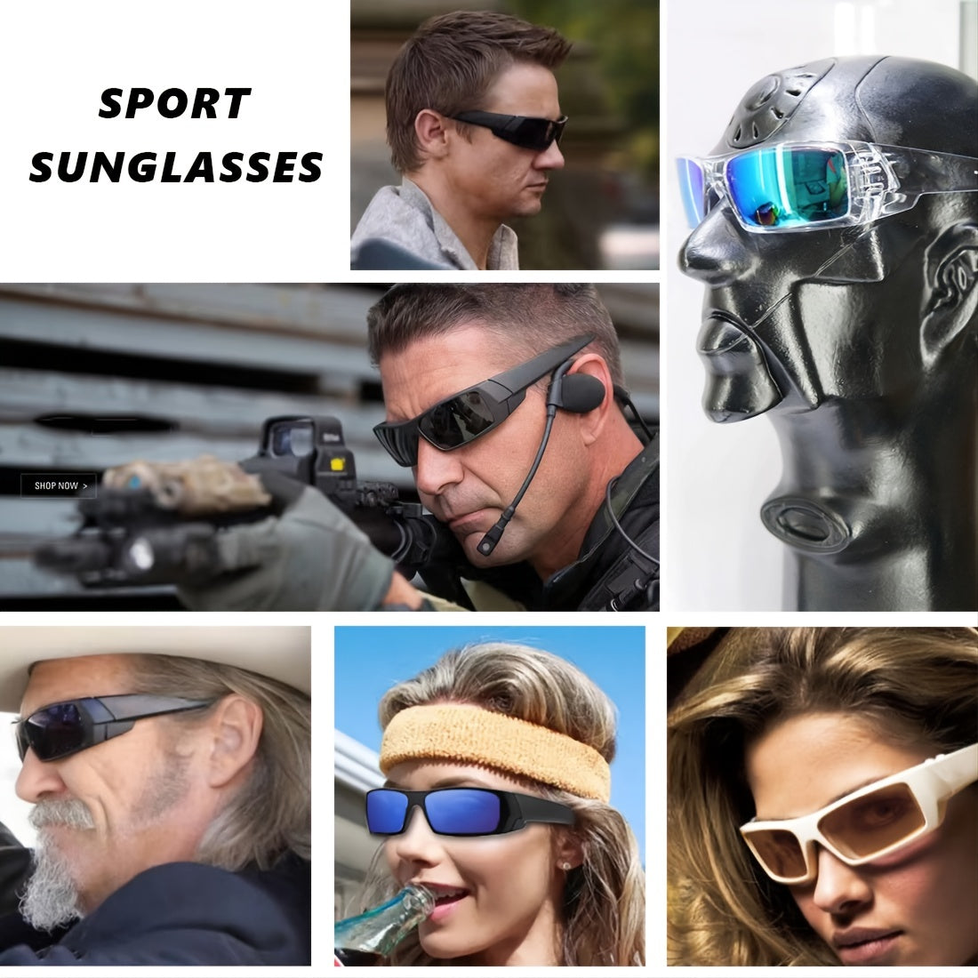 Men's Polarized Sports Sunglasses for Cycling and Fishing
