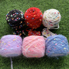 Rainbow Sugar Wool Ball 50g DIY Gradient Hand Mixed Thread Thick Wool Ball
