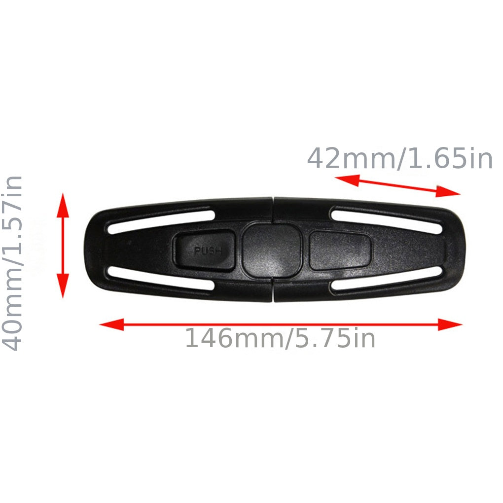 2pcs Car Baby Toddler Safety Seat Strap Belt Chest Clip Latch Nylon