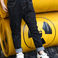 Boys Classic Denim Long Pants With Pocket Kids Clothing