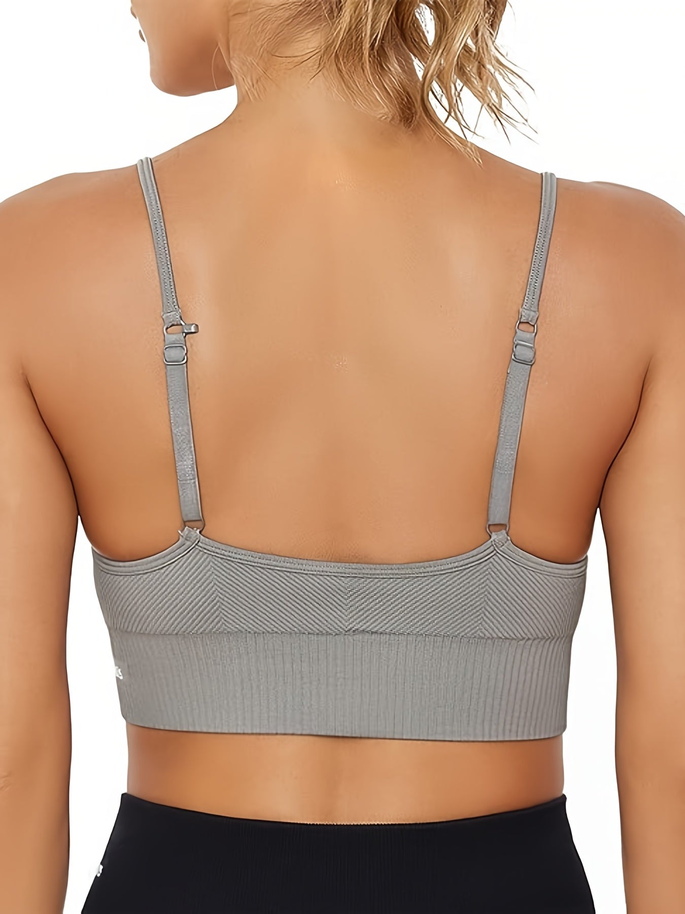 High Stretch Crop Tank Spaghetti Straps Fitness Top