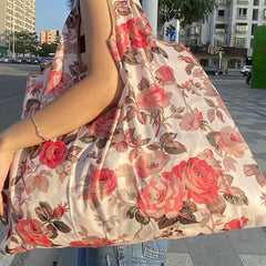 All Over Print Shoulder Bag Lightweight Foldable Shopper Bag