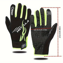 Outdoor Cycling Full Finger Gloves Touch Screen Non-slip Wear-resistant
