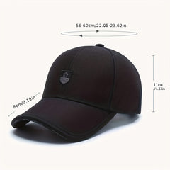 Men's Sun Protection Baseball Cap For Winter Sport Warm Hats