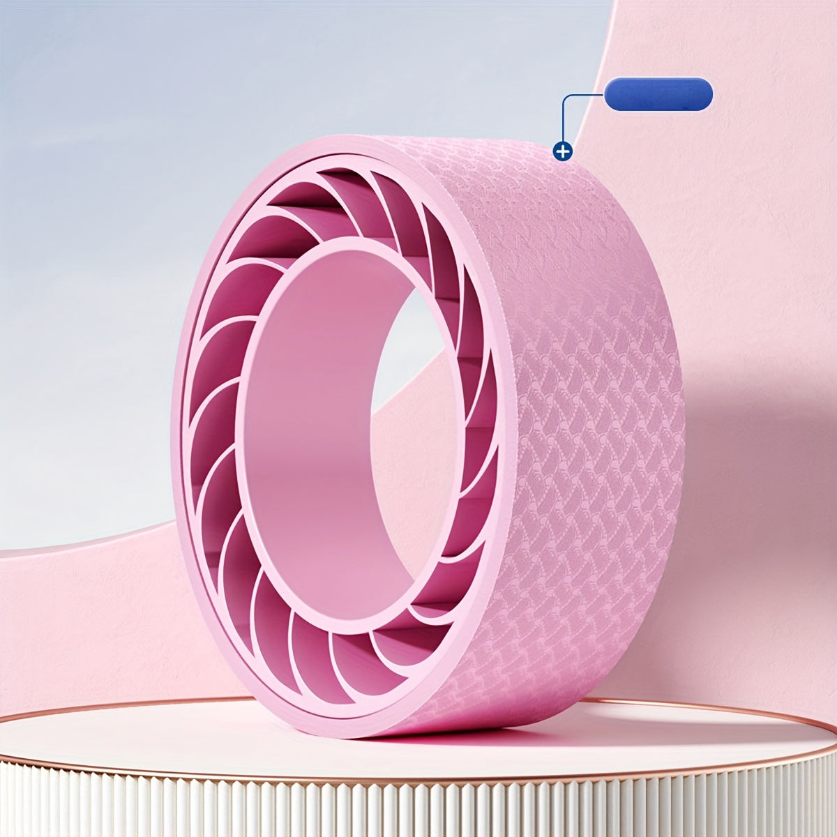 Solid Yoga Massage Wheel Non-slip Single Double Layers Yoga Wheel Pilates
