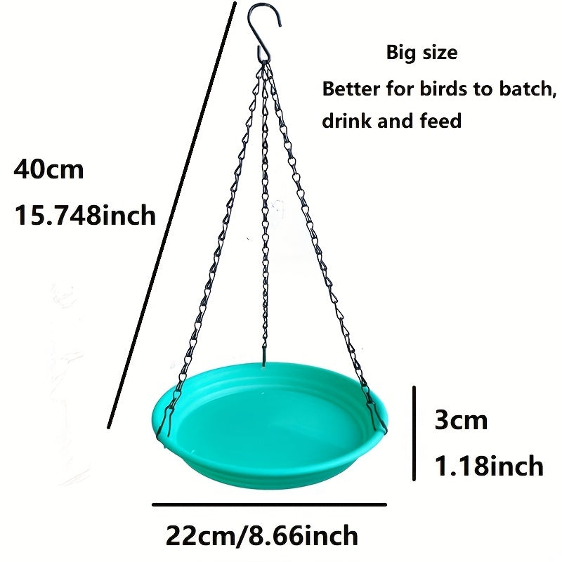 Bird Feeder Tray Garden Hanging Wild Bird Feeder Bird Bath