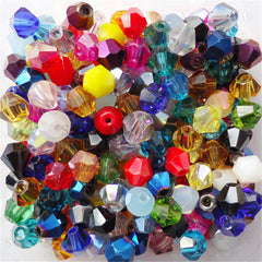 50pcs 6mm Crystal Beads Czech Glass Charms for Jewelry Making