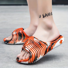 Men's Camo Non Slip Slides Lightweight Quick Dry Slippers