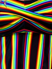 Rainbow Striped Tankini Set