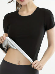 Shaping Slimmer Crew Neck Short Sleeve Top Women's Underwear